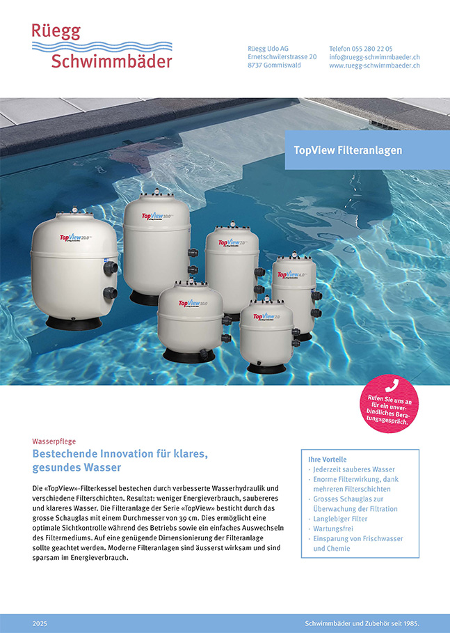 Preisliste Filteranlagen Topview